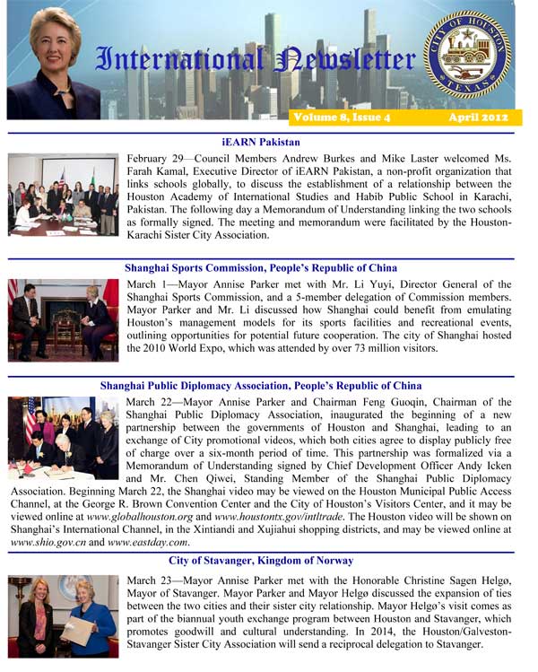 MayorInternationalNewsletterApril2012 Thumbnail