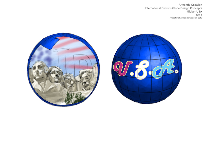 AAMuralsAliefGlobesDesignUSA1