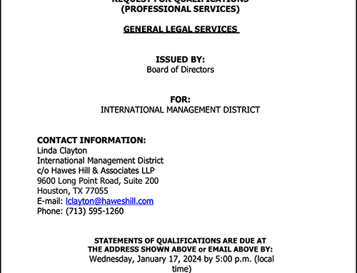 Request for Qualifications (RFQ) for Legal Services