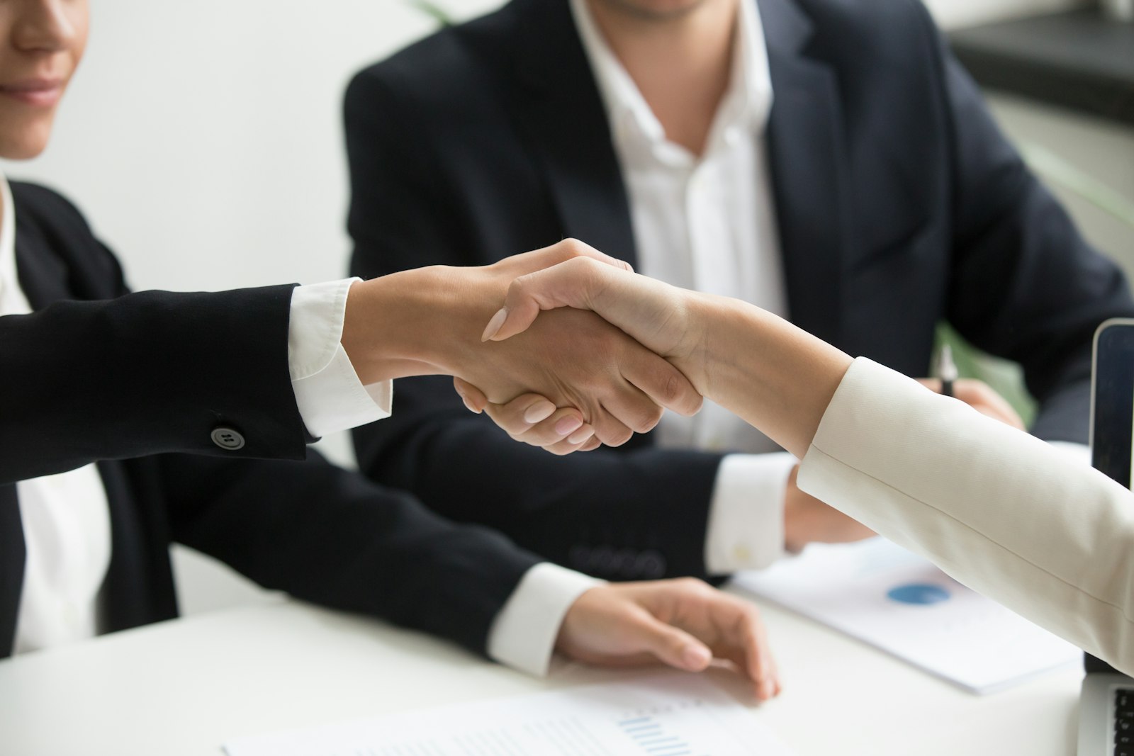 Small business owner working with an SBA advisor