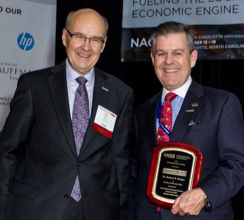 HCC Northwest President, Dr. Zachary Hodges named Entrepreneurial President of the Year